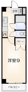 SARA林3B【402号室】の間取り