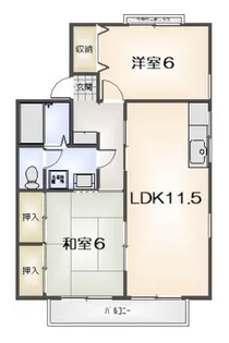 セジュール文化の森D【101号室】の間取り
