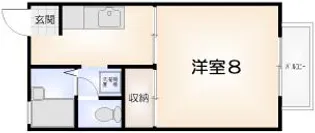 セジュールコスモス【203号室】の間取り