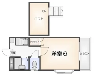 ルミエール庄町【201号室】の間取り