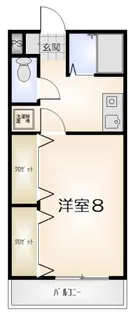 ヴェルディ沖浜【303号室】の間取り