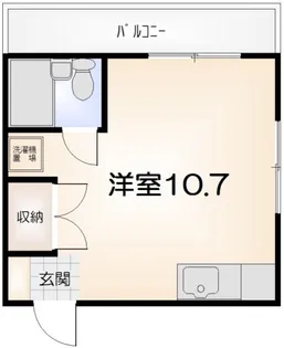 柳田ハイツ【23号室】の間取り