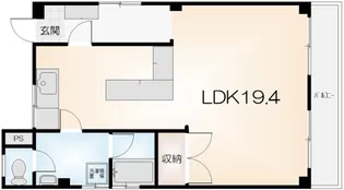 東條ビル【2号室】の間取り