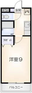 ラフィーネオキノハマ【205号室】の間取り