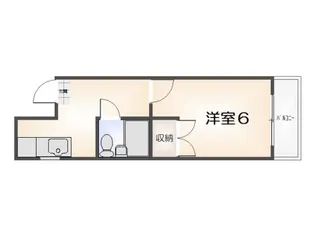 パークオーオー【2-C号室】の間取り