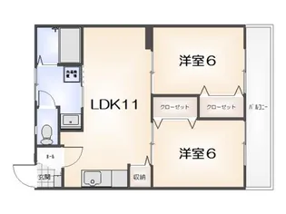 メゾンエトワール【115号室】の間取り