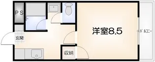 セミューSUEHIRO【305号室】の間取り