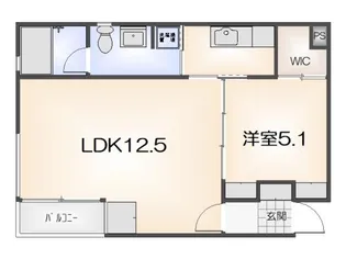 pino【5階】の間取り