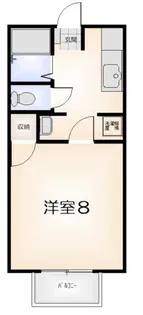 ミツエビル【301号室】の間取り