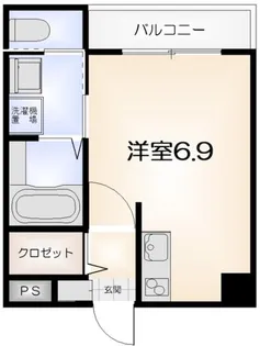 ピーススフィーダ【102号室】の間取り