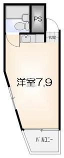 朝日プラザ中央通【303号室】の間取り