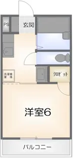 プレシオン南昭和【203号室】の間取り