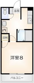 コーポレインボー【1階】の間取り