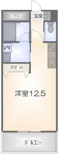 モンテリザイア末広【503号室】の間取り