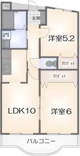 アゼリア松島【20D号室】の間取り