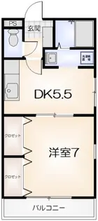 中山ビル2番館【301号室】の間取り