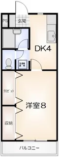 SARA林1【403号室】の間取り