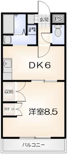 中山ビル1番館【105号室】の間取り