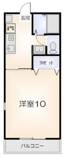 アヴァンセ【101号室】の間取り