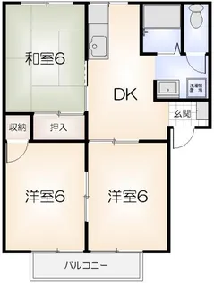 フレグランス新栄【2階】の間取り