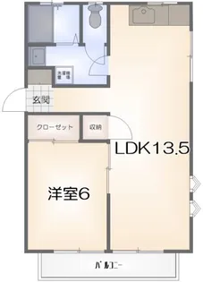 プレタメゾン三軒屋【202号室】の間取り