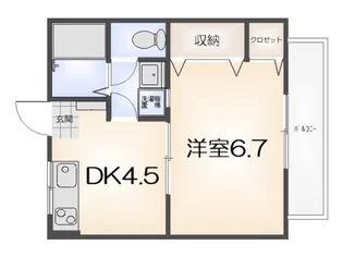 リバーサイド【203号室】の間取り