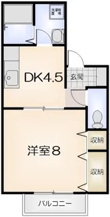 ハーバービュー金磯C【103号室】の間取り
