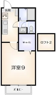 ヴィラコート【205号室】の間取り