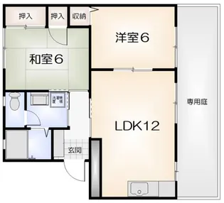 フォーレス立江B【102号室】の間取り