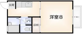 セジュールコスモス【204号室】の間取り