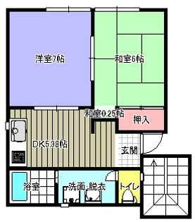 メゾン ゴールデン バレー A棟の賃貸アパート情報