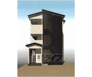 京都府京都市北区紫竹栗栖町の賃貸アパート