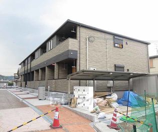 京都府木津川市加茂町里中門伝の賃貸アパート