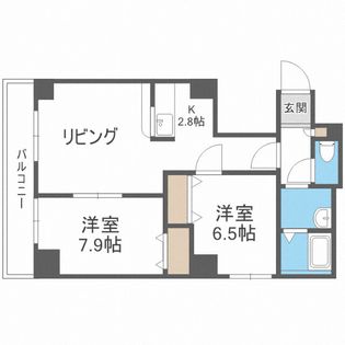 北海道札幌市中央区南六条西18丁目の賃貸マンション