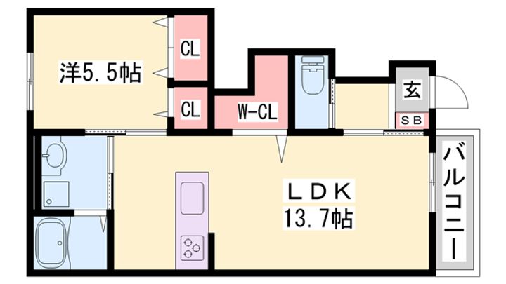 チェリー・ルアナ101の間取り
