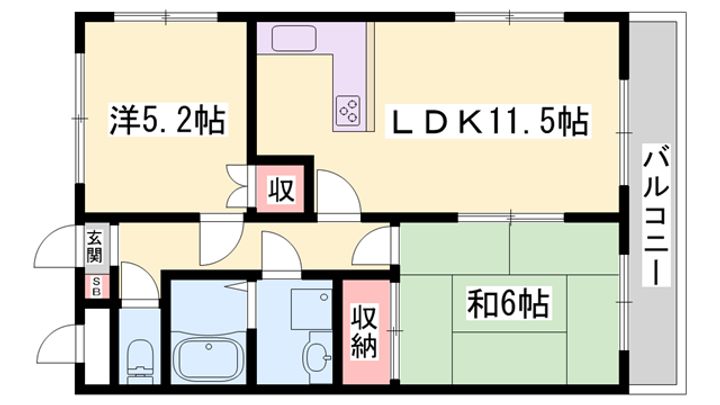 MTハイツA-2の間取り