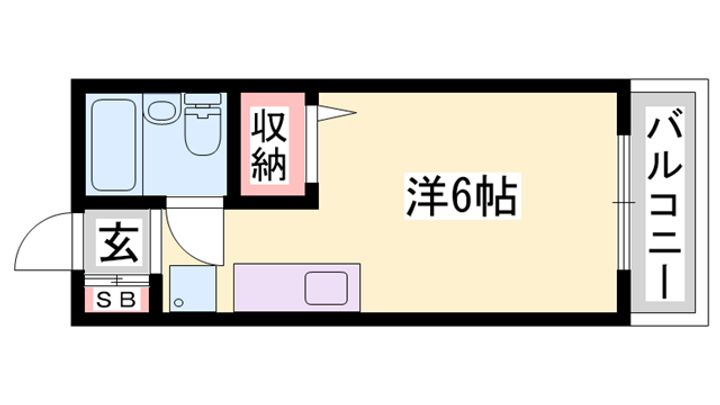 ビベレデ青山202の間取り