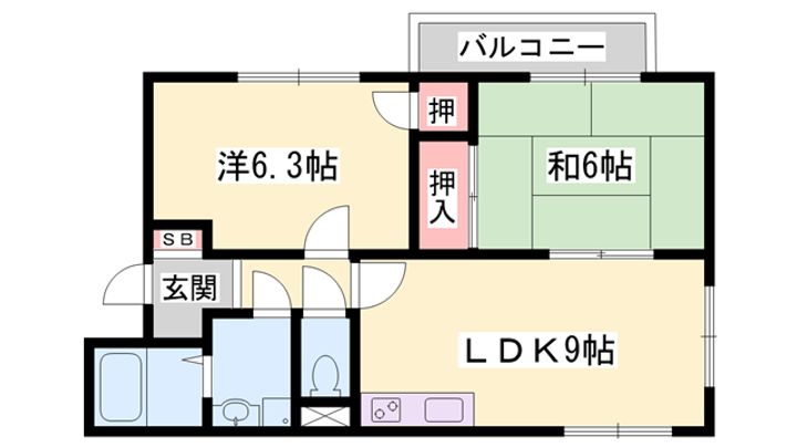 ルミエール205の間取り