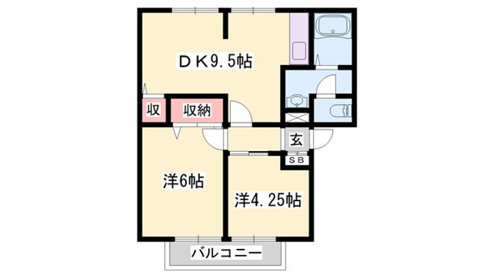 サンライフ芝の間取り