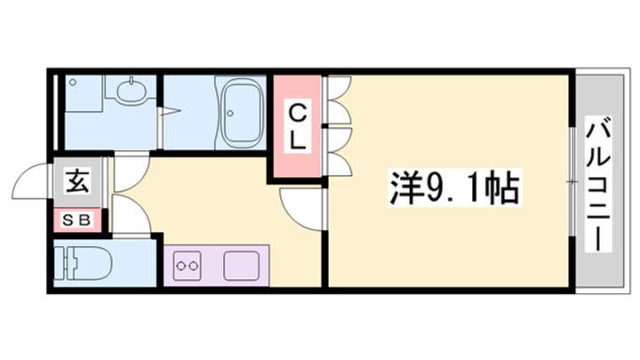 グランディール202の間取り