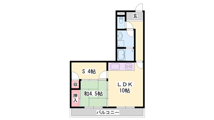 ベアード水上206の間取り