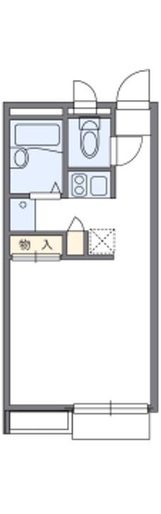 レオパレスTAKATA101の間取り