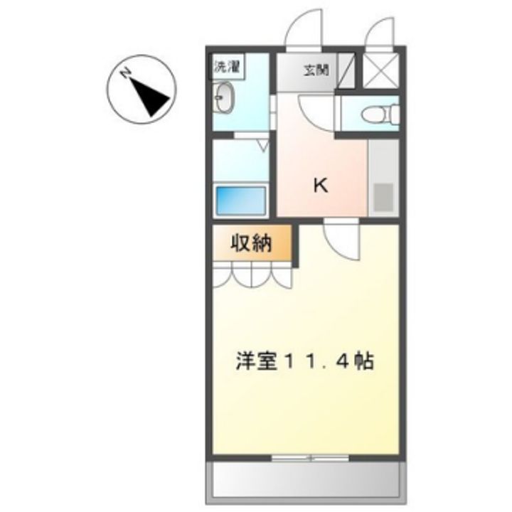 リヴィエール201の間取り