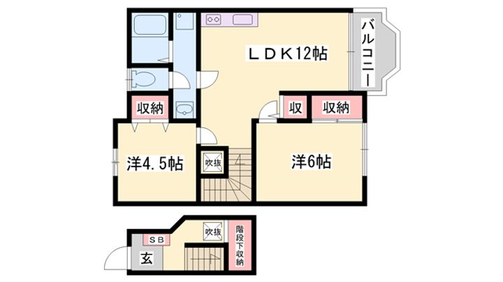 エレガント・中島202の間取り