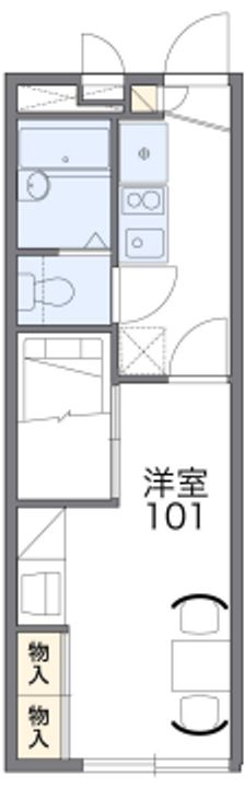 レオパレスFive Stars114の間取り
