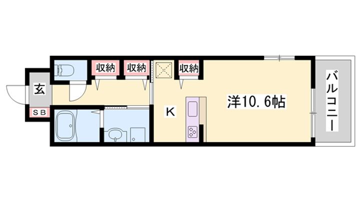 ポーシェガーデン2の間取り