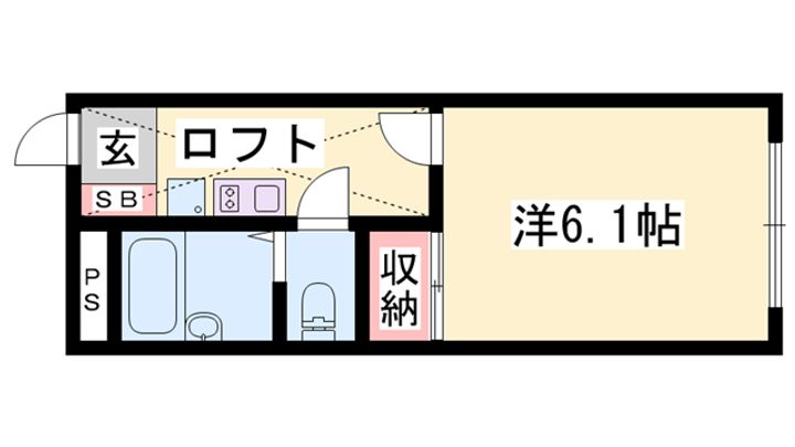 レオパレスKM JOYⅡ112の間取り