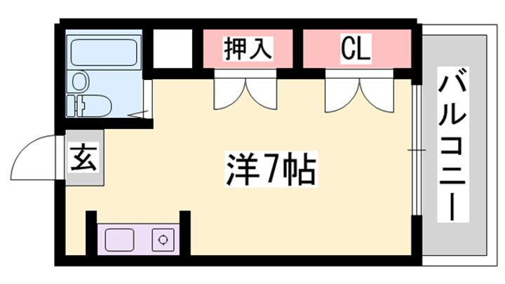 錦アトリオ213の間取り