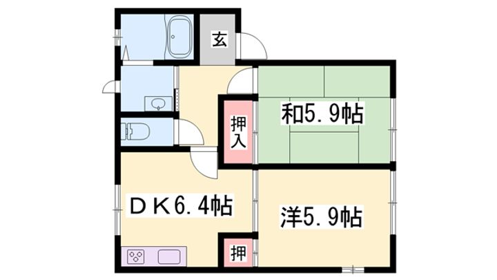 アースグリーン白浜の間取り