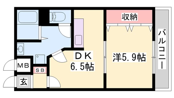 スタシオン702の間取り